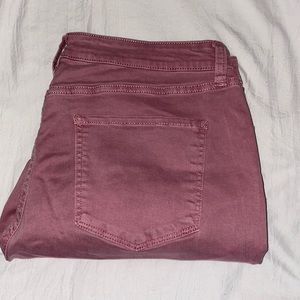 a.n.a mauve jeggings
